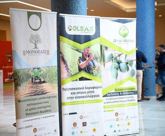 Ilis Congress Center Peloponnese Greece Epi Gis event banners